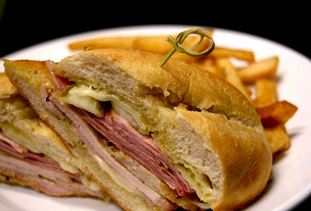 10 West Restaurant and Bar Pressed Cuban Sandwich
